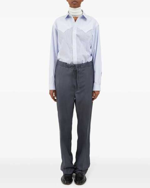 Pantaloni casual Maison Margiela Wool And Mohair Pants GREY Femei (BM 16472268) 2