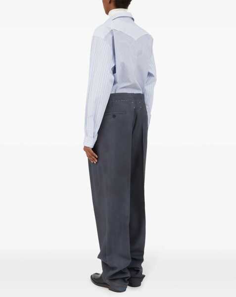 Pantaloni casual Maison Margiela Wool And Mohair Pants GREY Femei (BM 16472268) 5