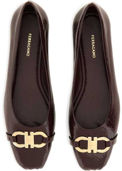 Balerini Ferragamo Ballerina Ornament Hooks BORDEAUX Femei (BM 16472277) 4