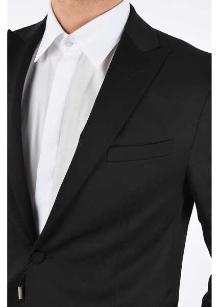Costume CORNELIANI Sz 50 It Black Single Breasted Tuxedo Suit Cc Black Barbati (BM 16472349) 3