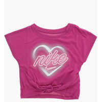 Tricouri Heart-Print T-Shirt With Bow Glow In The Dark Baieti