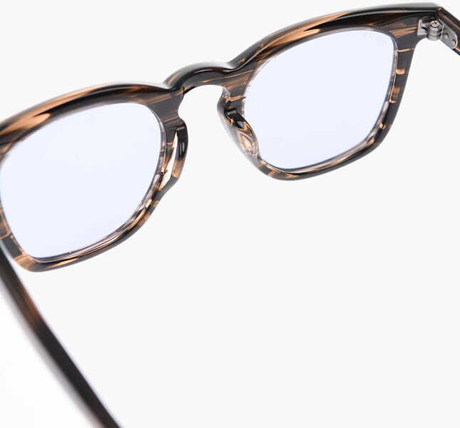 Ochelari de soare OAMC Turtle Printed Wayfarer Sunglasses Brown Barbati (BM 16472391) 3