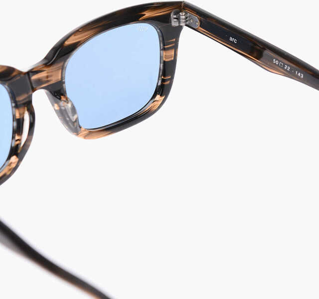 Ochelari de soare OAMC Turtle Printed Wayfarer Sunglasses Brown Barbati (BM 16472409) 3