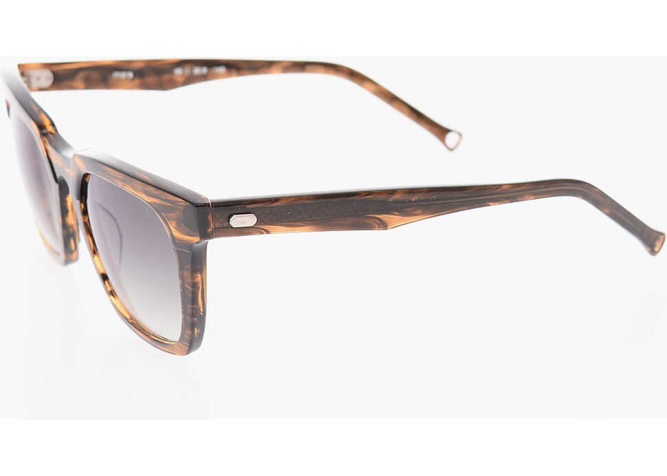 Ochelari de soare OAMC Turtle Printed Wayfarer Sunglasses Brown Barbati (BM 16472415) 2
