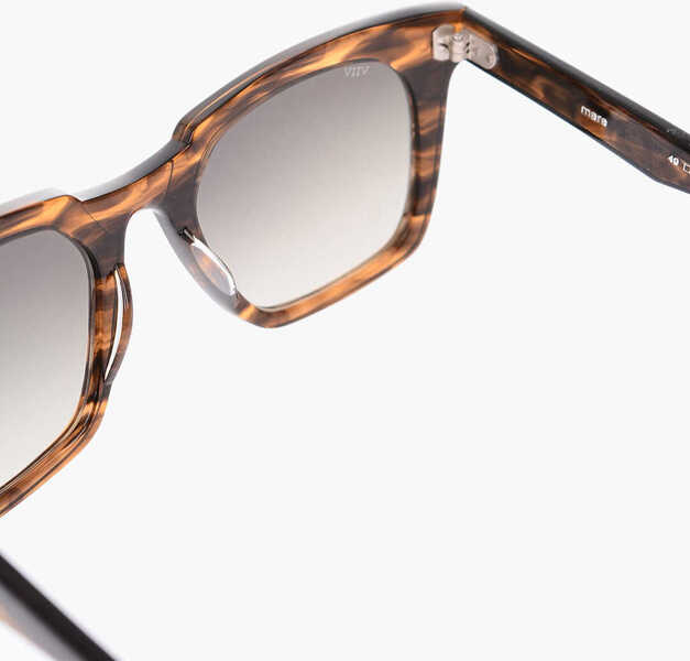 Ochelari de soare OAMC Turtle Printed Wayfarer Sunglasses Brown Barbati (BM 16472415) 3