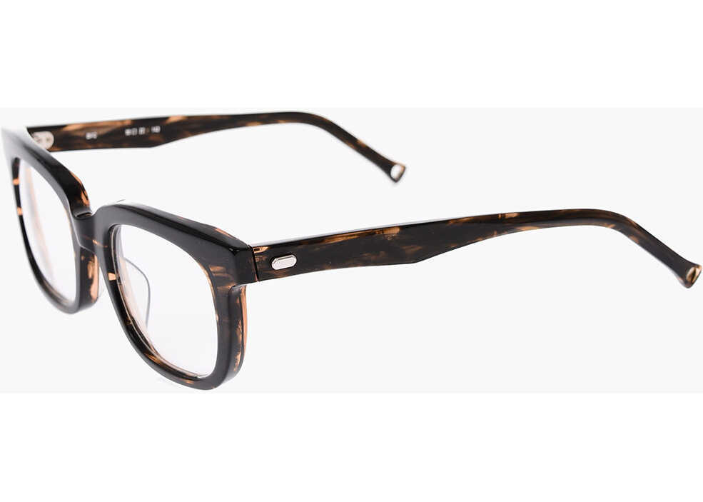 Ochelari de soare OAMC Turtle Printed Wayfarer Sunglasses Brown Barbati (BM 16472487) 2