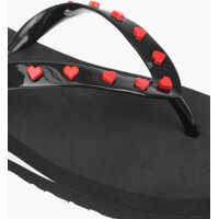 Incaltaminte Moschino Dama - Slapi Moschino Love Pvc Flip Flop Eva30 With Heart Black Femei (BM 16472496) - B-mall.ro