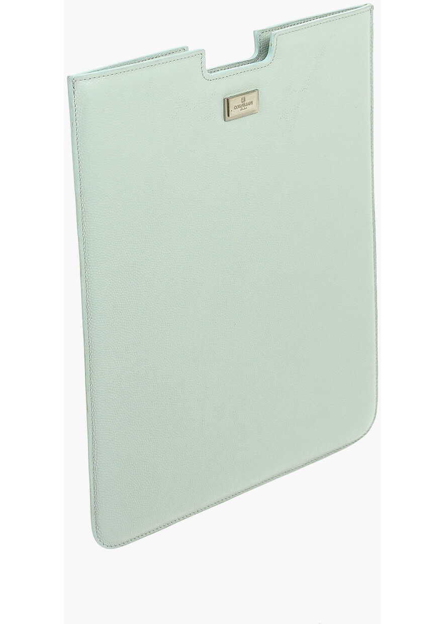 Huse mobil & tablete CORNELIANI Tumbled Leather Tablet Case Light Blue Barbati (BM 16472517) 3