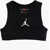 Nike Air Jordan Solid Color Crop Top Black