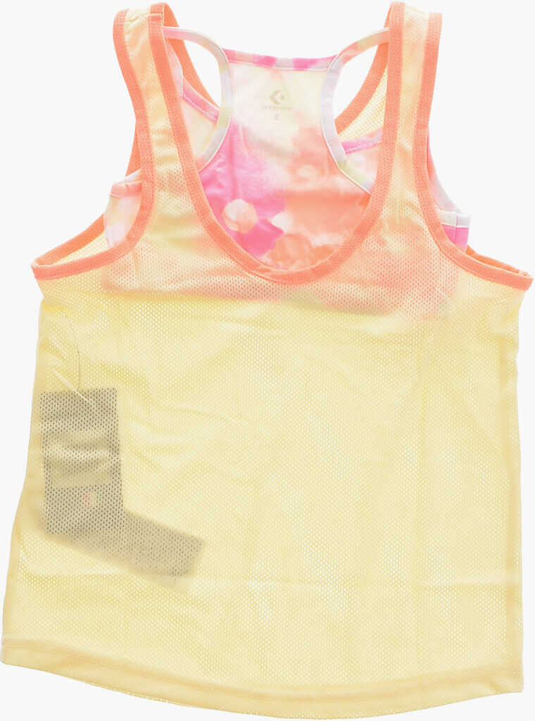 Bluze Converse All Star Chuck Taylor Mesh Tank Top With Inner Crop Bra Yellow Baieti (BM 16472544) 3