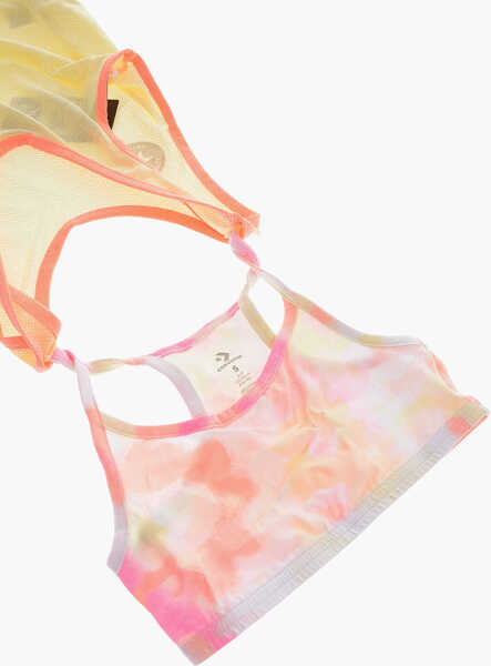 Bluze Converse All Star Chuck Taylor Mesh Tank Top With Inner Crop Bra Yellow Baieti (BM 16472544) 4