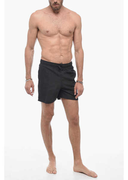 Sorturi de baie Nike Boxer Swimsuit Swoosh Break Black Barbati (BM 16472547) 4