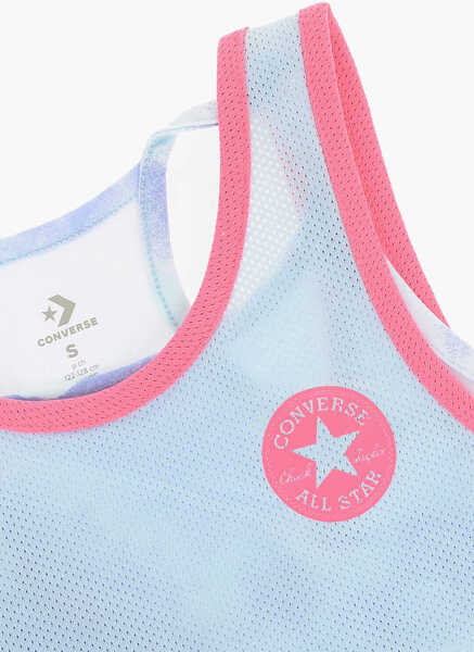Bluze Converse All Star Chuck Taylor Perforated Tank Top With Inner Sport B Light Blue Baieti (BM 16472553) 2