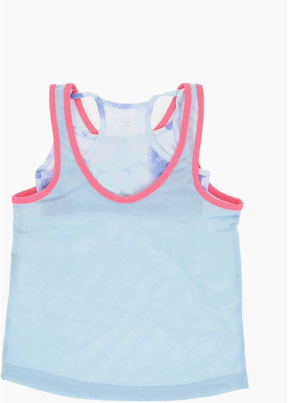 Bluze Converse All Star Chuck Taylor Perforated Tank Top With Inner Sport B Light Blue Baieti (BM 16472553) 3