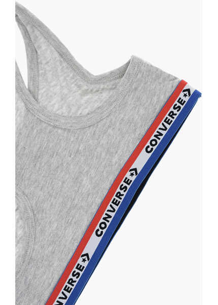 Bluze Converse Racerback 2 Pairs Of Sport Bra Set With Logo Band White Baieti (BM 16472556) 3