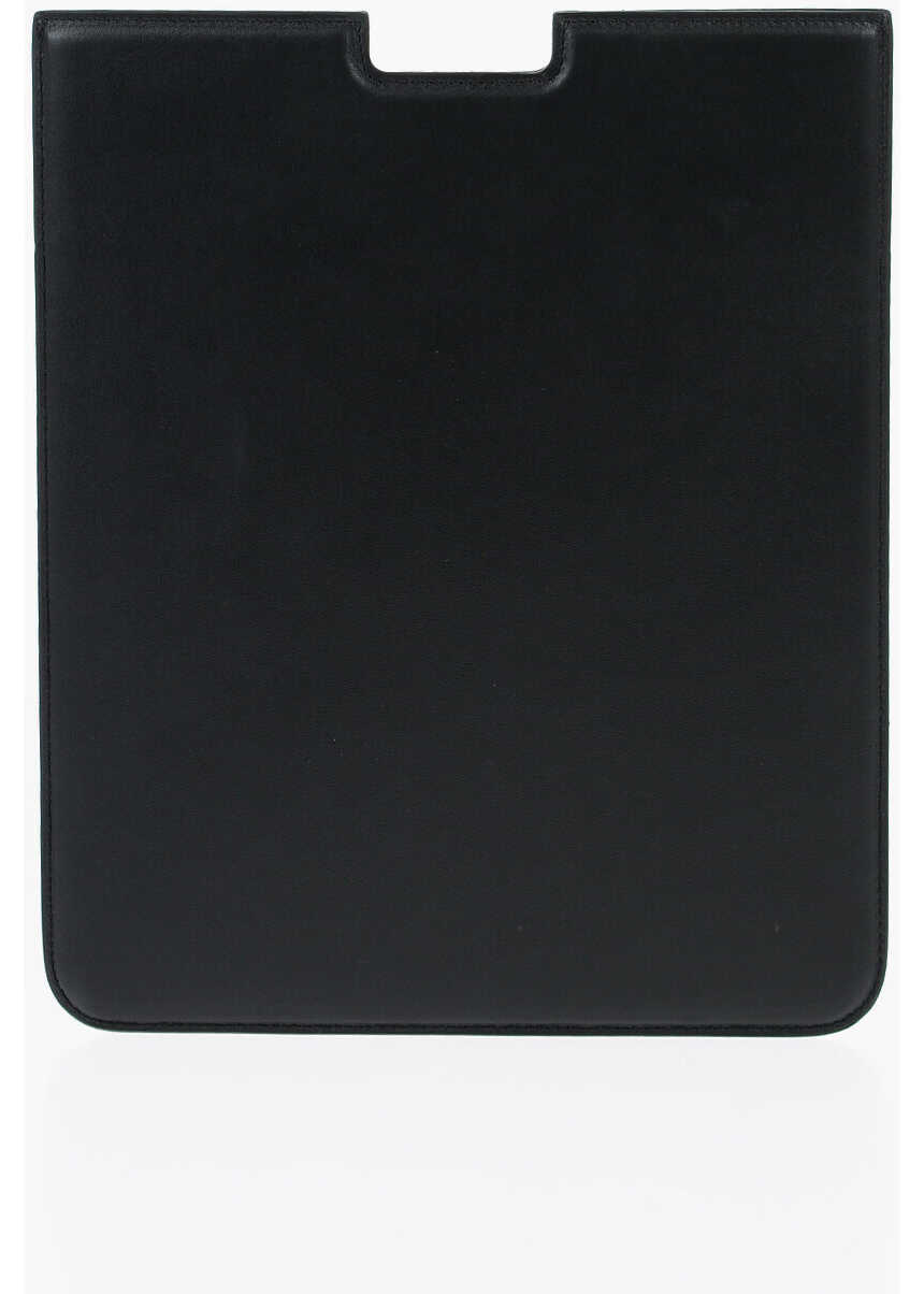 Huse mobil & tablete CORNELIANI Leather Tablet Case Black Barbati (BM 16472568) 2