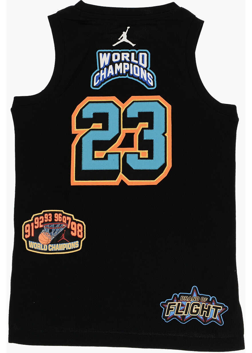 Bluze Nike Air Jordan Printed Crew-Neck Tank Top Black Baieti (BM 16472571) 3