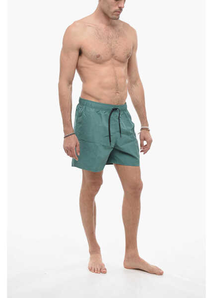 Sorturi de baie Nike Swim Drawstringed Swimshorts Green Barbati (BM 16472616) 4