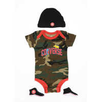 Salopete Romper Suit Shoes And Hat Set Baieti