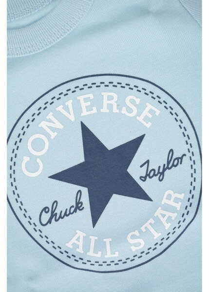 Salopete Converse Romper Suit Shoes And Hat Set Blue Baieti (BM 16472784) 4