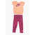 Nike T-Shirt And Zebra-Print Leggings Set Orange