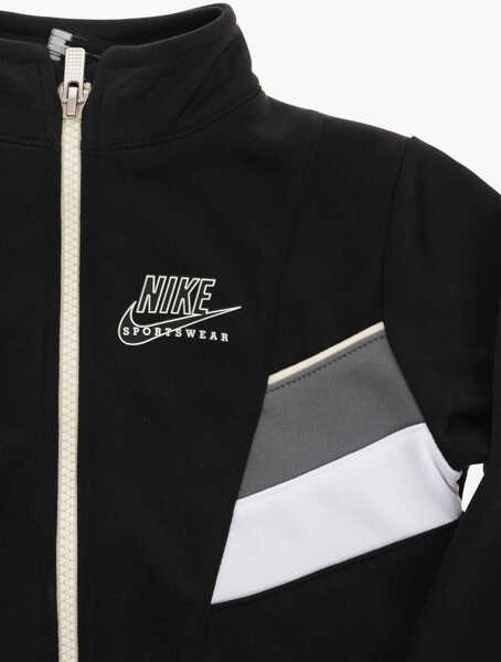 Salopete Nike Zip Swetashirt And Jogger Pants Set Black Baieti (BM 16472805) 4