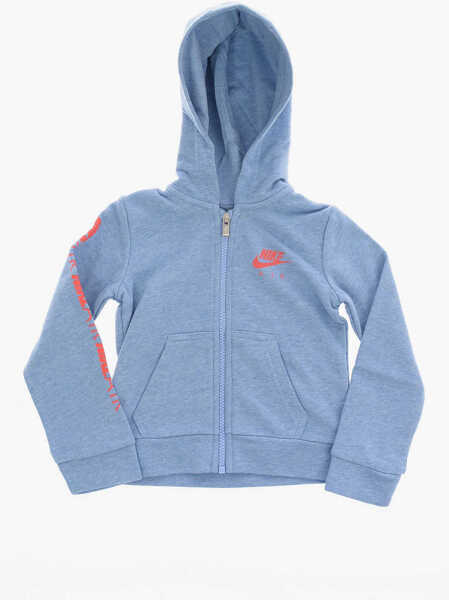 Bluze de trening Nike Hoodie Sweatshirt And Side Logo Leggings Set Blue Baieti (BM 16472811) 2