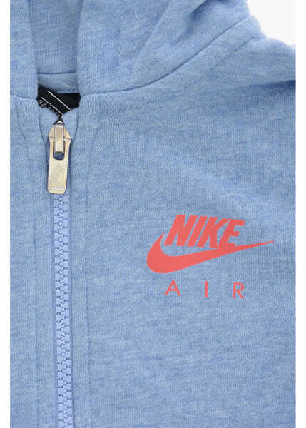 Bluze de trening Nike Hoodie Sweatshirt And Side Logo Leggings Set Blue Baieti (BM 16472811) 4