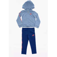 Bluze de trening Nike Hoodie Sweatshirt And Side Logo Leggings Set