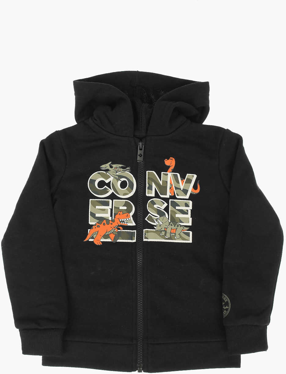 Salopete Converse Jogger And Sweatshirt Set Black Baieti (BM 16472835) 2