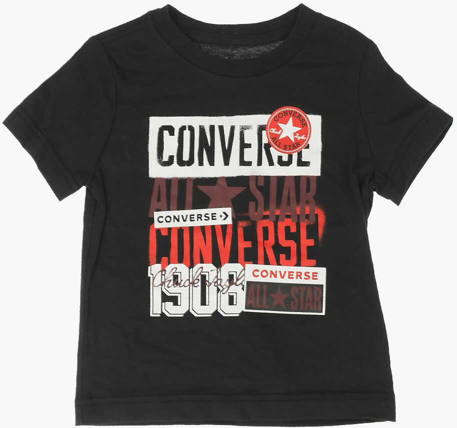 Tricouri Converse Jogger And Sweatshirt And T-Shirt Set Red Baieti (BM 16472838) 4