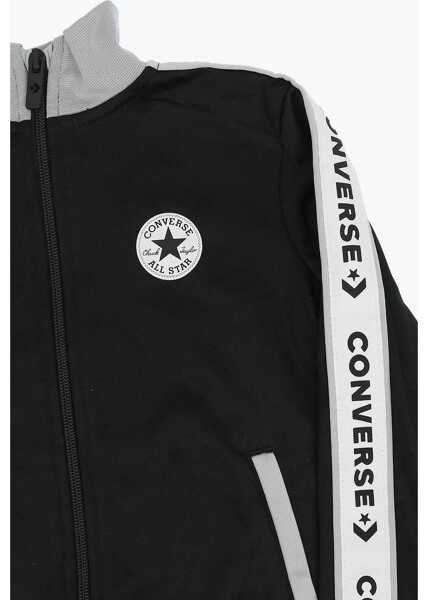 Salopete Converse All Star Chuck Taylor Logoed And Contrasting Side Bands Jogg Gray Baieti (BM 16472874) 3