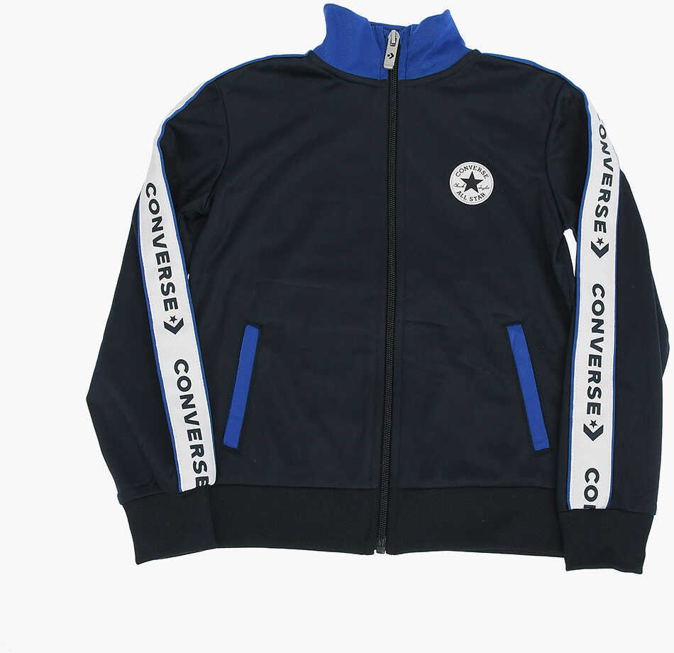 Salopete Converse All Star Chuck Taylor Logoed And Contrasting Side Bands Jogg Midnight Blue Baieti (BM 16472892) 2