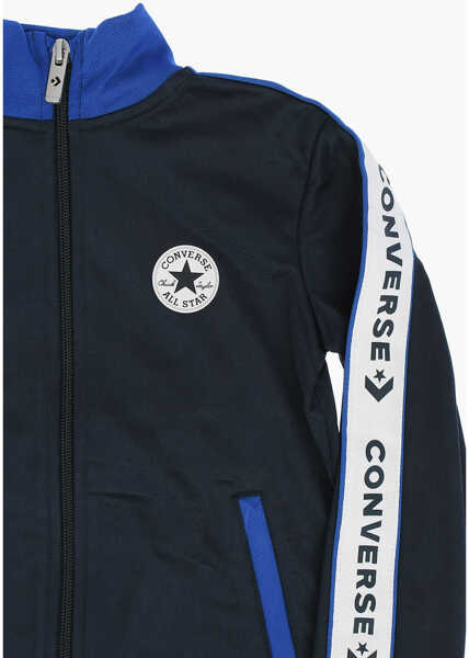 Salopete Converse All Star Chuck Taylor Logoed And Contrasting Side Bands Jogg Midnight Blue Baieti (BM 16472892) 3