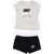 Nike Air Drawstring Waist Shorts And Crew-Neck T-Shirt Set Multicolor