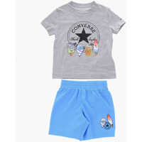 Tricouri All Star Chuck Taylor Shorts And Printed T-Shirt Set Baieti