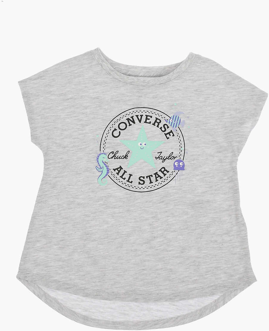 Tricouri Converse All Star Chuck Taylor Crew-Neck T-Shirt And Leggings Set Multicolor Baieti (BM 16472970) 2