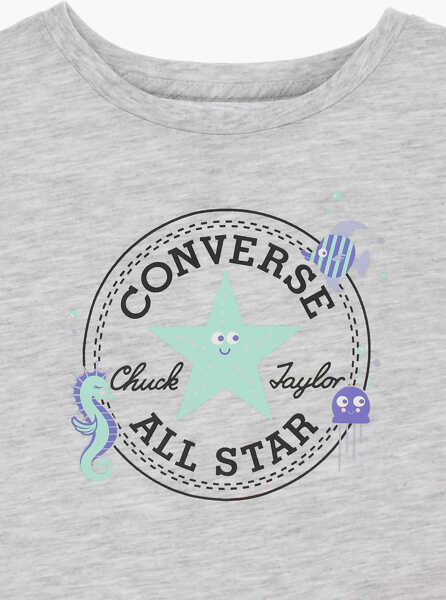 Tricouri Converse All Star Chuck Taylor Crew-Neck T-Shirt And Leggings Set Multicolor Baieti (BM 16472970) 3