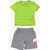 Nike All Over Logo Shorts And T-Shirt Set Multicolor