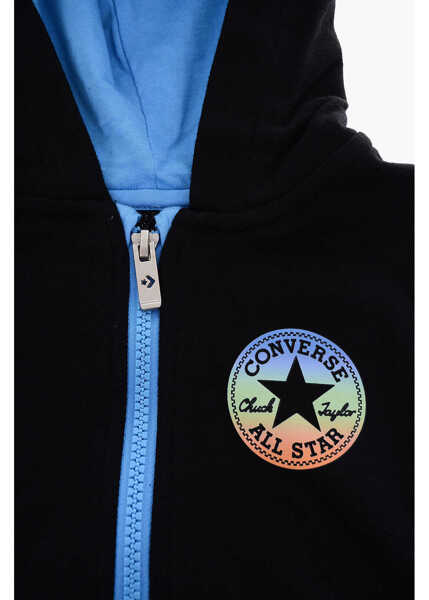 Bluze de trening Converse All Star Chuck Taylor Shorts And Hoodie Set Black Baieti (BM 16472982) 2