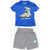 Converse All Star Chuck Taylor Printed Shorts And T-Shirt Set Blue