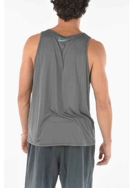 Tricouri Nike Swim Tank Top With Logo-Print Gray Barbati (BM 16472988) 2