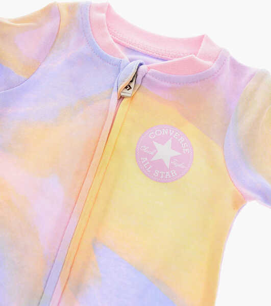 Cravate Converse All Star Chuck Taylor Tie Dye Effect Romper Suit With Zip On Multicolor Baieti (BM 16473006) 2