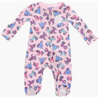 Salopete All Star Chuck Taylor Unicorns Printed Romper Suit With Zip Baieti