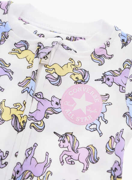 Salopete Converse All Star Chuck Taylor Unicorns Printed Romper Suit With Zip White Baieti (BM 16473012) 2