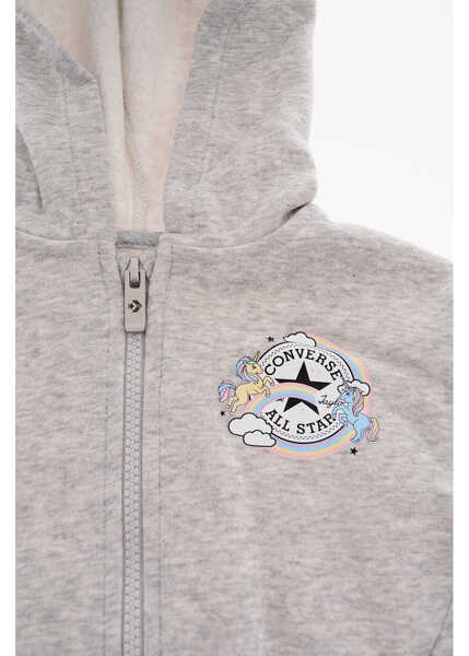 Pantaloni de trening Converse All Star Chuck Taylor Brushed Cotton Joggers And Sweatshirt Gray Baieti (BM 16473027) 3