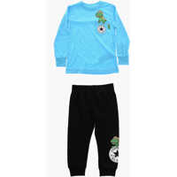 Pantaloni de trening All Star Chuck Taylor Joggers And Breast Pocket T-Shirt Set Baieti