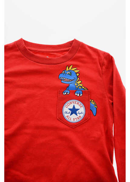 Pantaloni de trening Converse All Star Chuck Taylor Joggers And Long Sleeve T-Shirt Set Multicolor Baieti (BM 16473039) 3