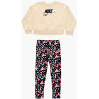 Salopete Printed Sweatshirt And Leggings Set Baieti