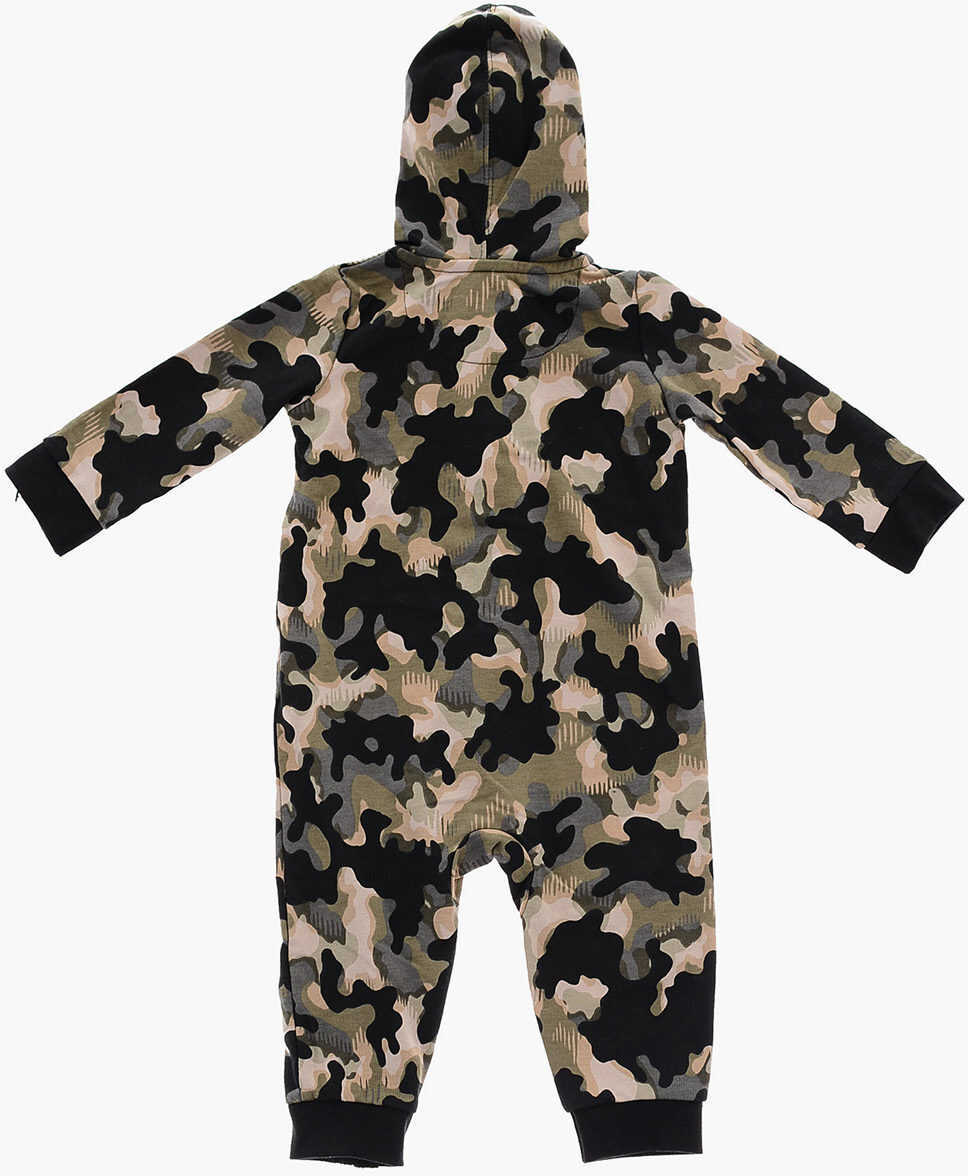 Salopete Converse Camouflage Hooded Romper Suit Multicolor Baieti (BM 16473087) 3